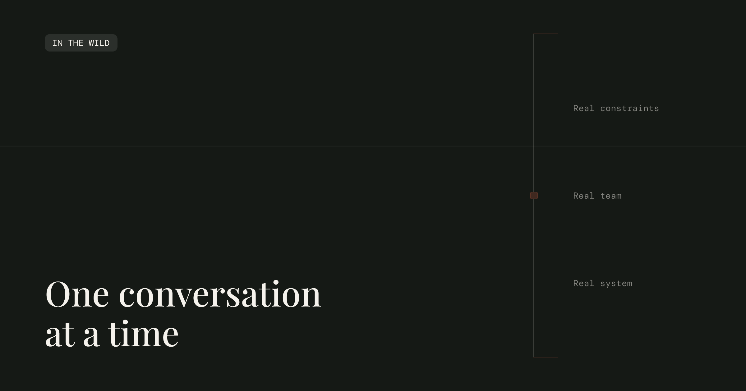 In the wild _ One conversation at a time _ Julia Gale