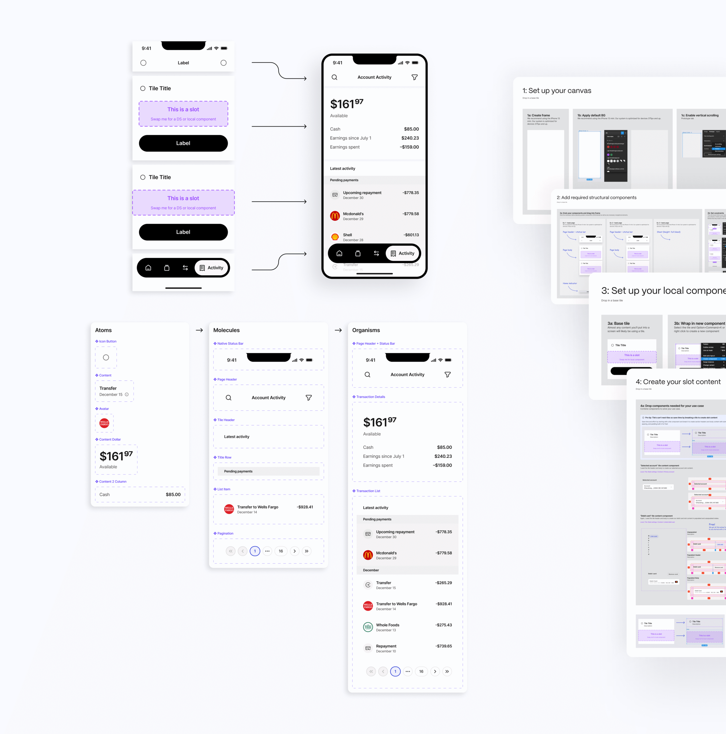 Design Team Enablement _ EarnIn Cheddar Design System — UI Julia Gale